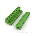 Pitch de 7,62 mm Plugpable PCB Terminal Block Mâle et Female Connecteur